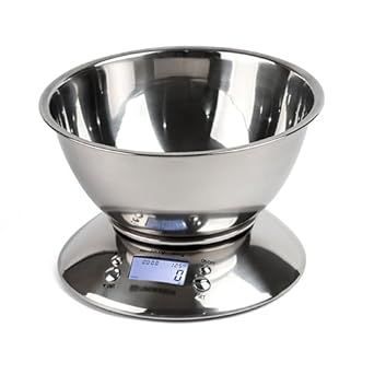 Digital Kitchen Scale with Bowl