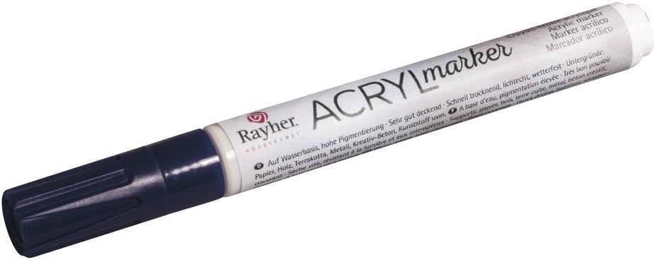 Rayher 35007314 Acrylic Marker Bullet Tip 2-4 mm