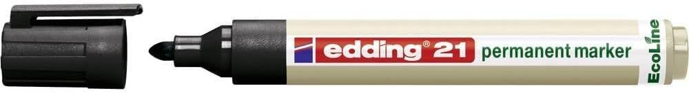 edding 21 Ecoline permanent marker - black - 1 pen -