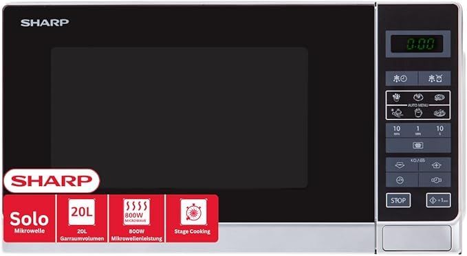 Sharp R-242WW Micro-ondes Solo 20 litres - Blanc