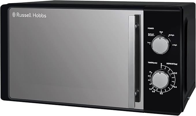 Russell Hobbs RHM2060B 20L 800W Black Solo Manual Microwave