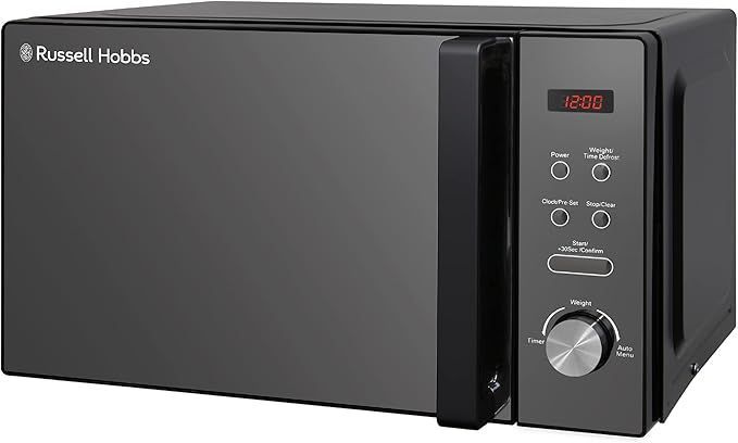Russell Hobbs RHM2076B 20L 800W Black Digital Solo Microwave