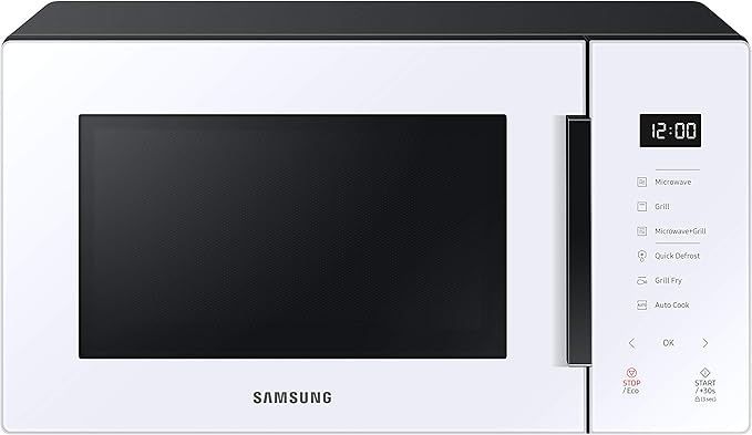 Samsung MG23T5018CW Microwave with Grill, 23L, 800W, White