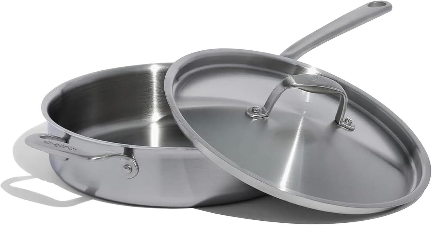 Made In Cookware - 3.5 Quart Stainless Steel Saute Pan