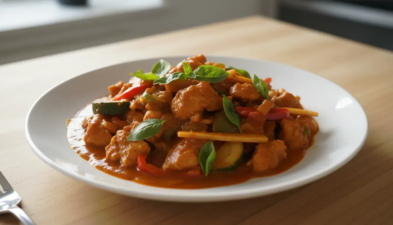 Panang Chicken Curry with Vegetables