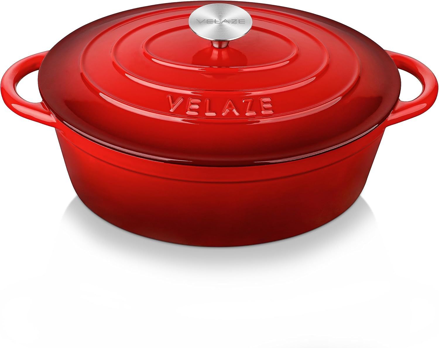 Velaze Induction Cast Iron Casserole Dish
