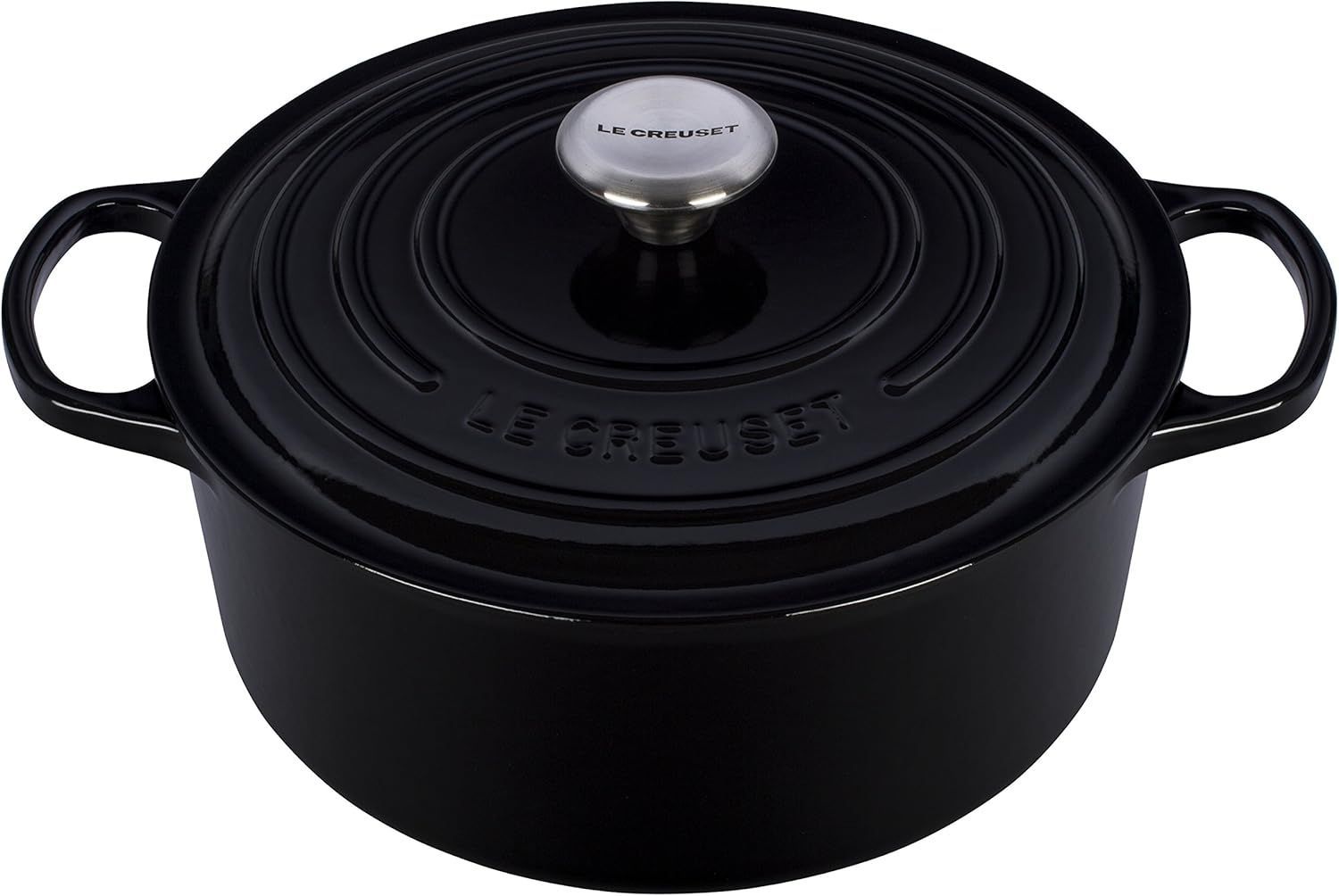 Le Creuset LS2501-2631SS Signature Enameled Cast-Iron