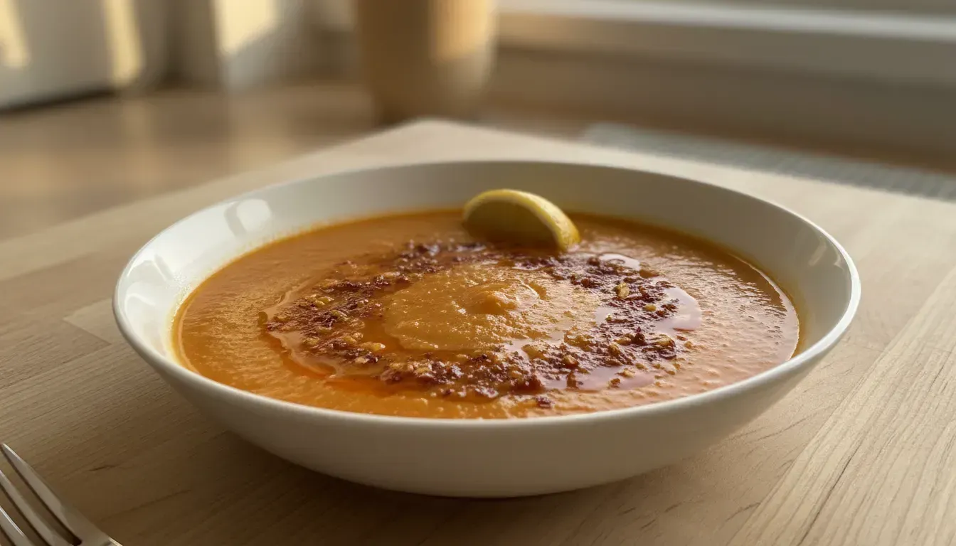 Sopa Turca de Lentejas Rojas