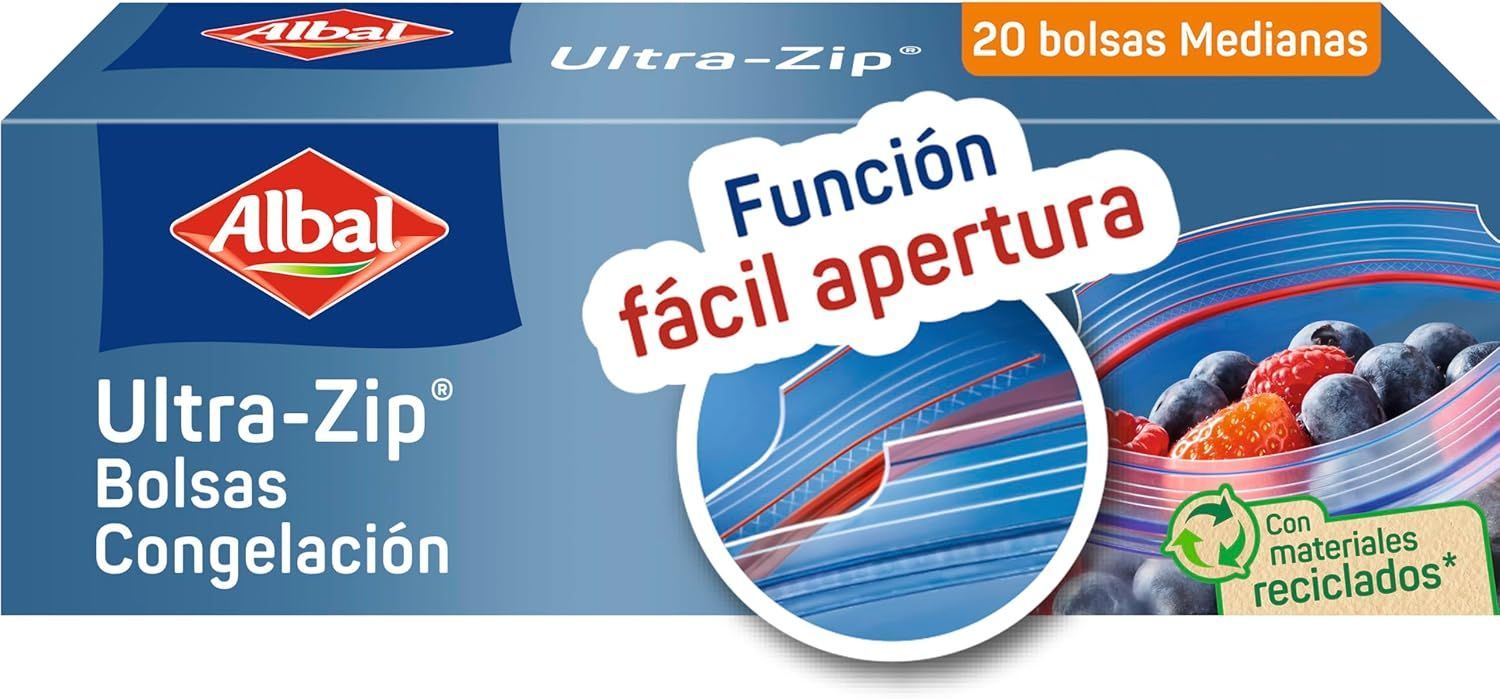 Albal Ultra Zip Freezing Bags 1 Litre