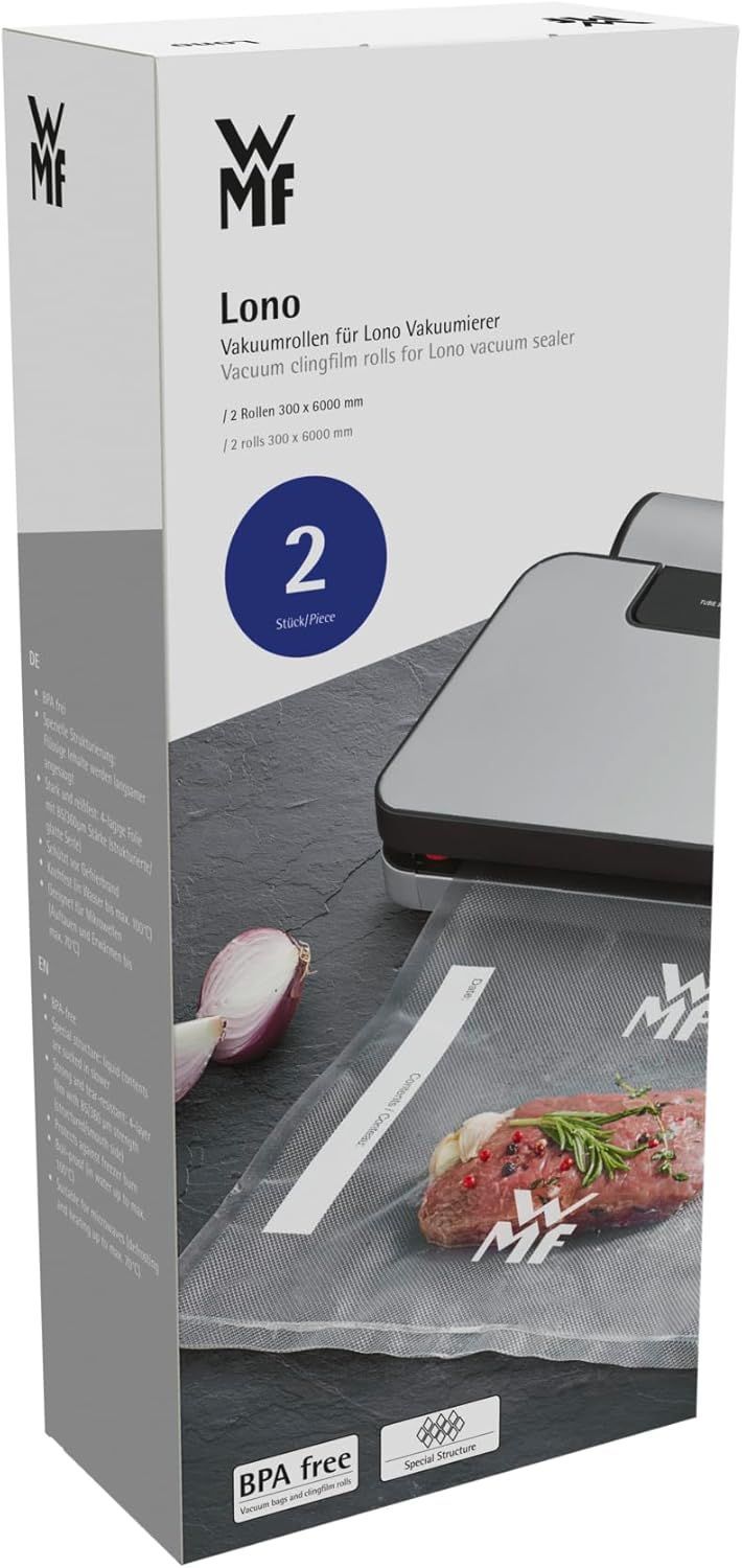 WMF Lono 2 Rolls 600 x 30 cm Vacuum Film for Vacuum