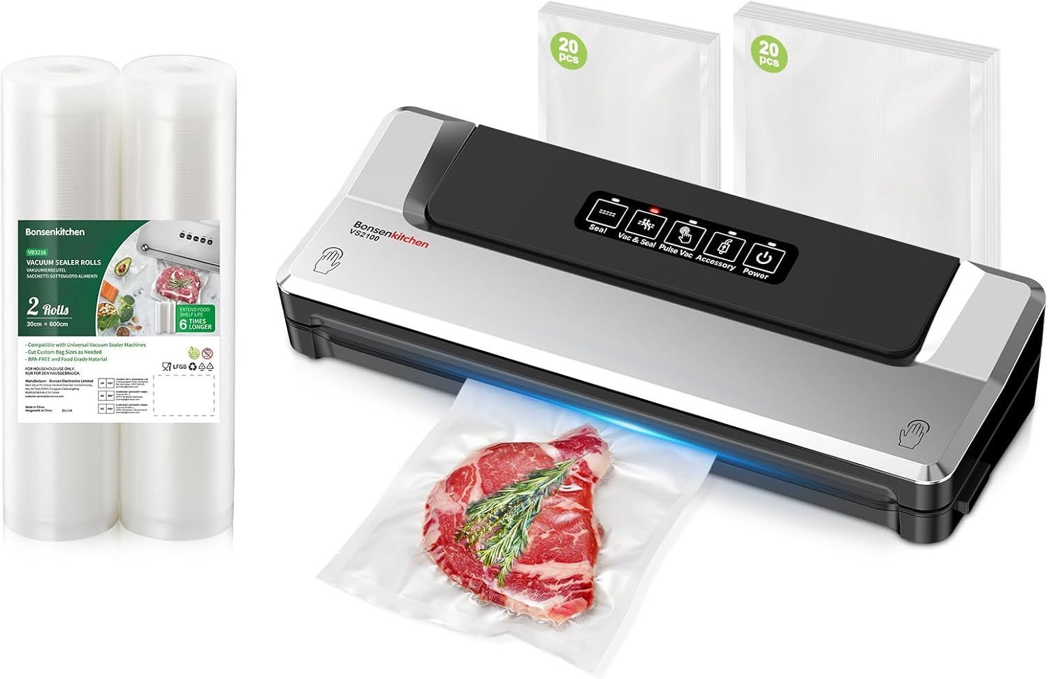 Bonsenkitchen Vacuum Sealer