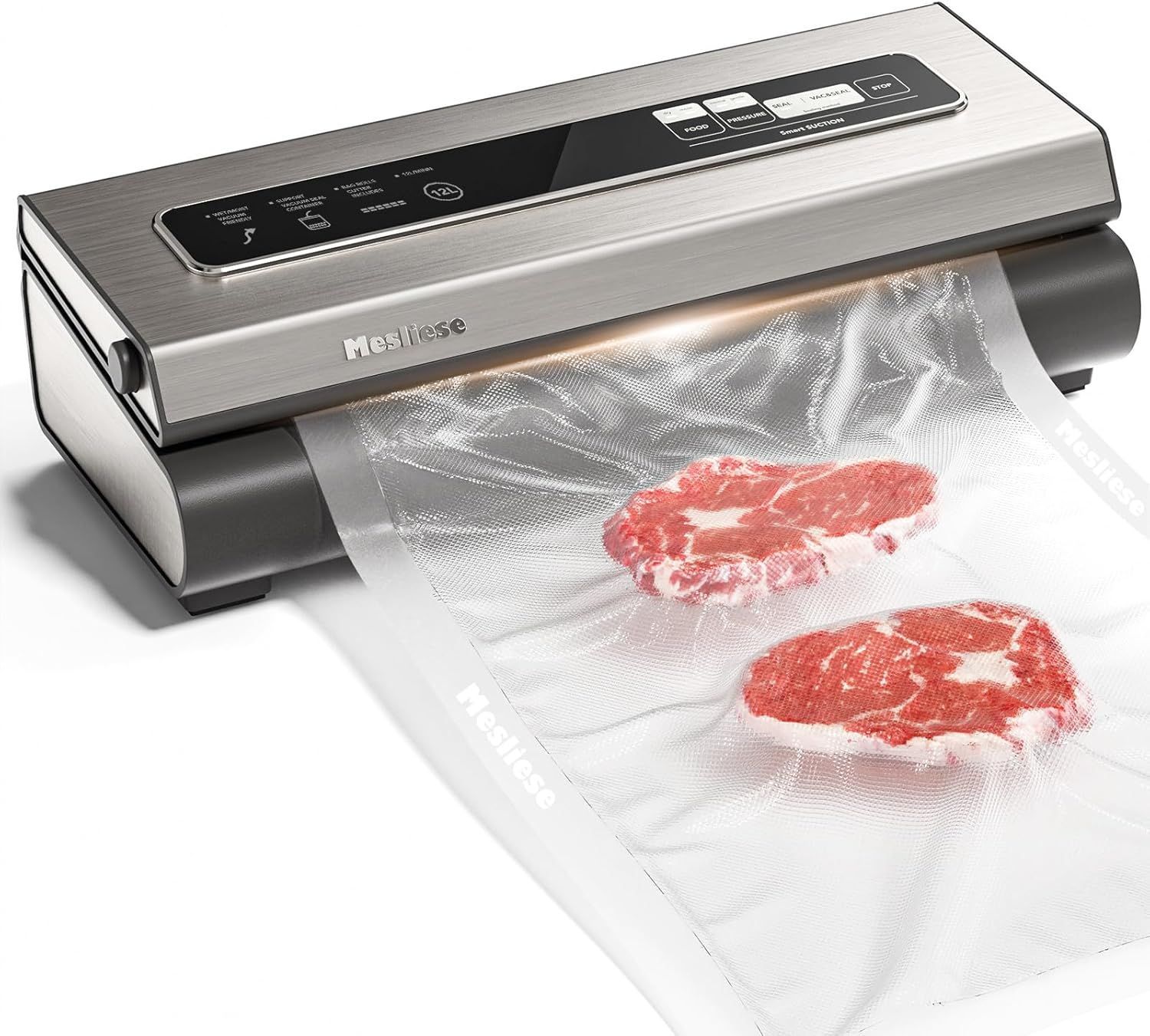 Mesliese Vacuum Sealer Machine Powerful 90Kpa